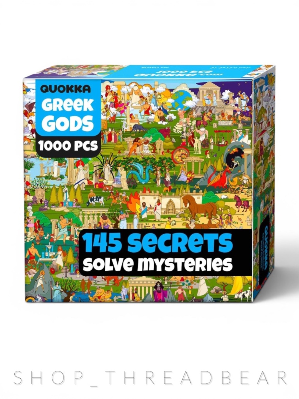 Like New! [Greek Gods · Quokka] 1000 Piece Magic Puzzle | Apollo - Zeus